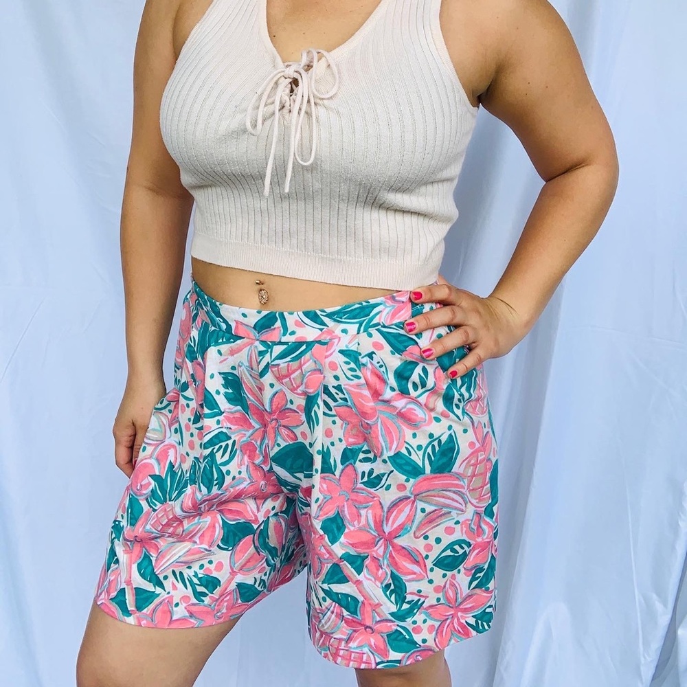 Vintage floral shorts